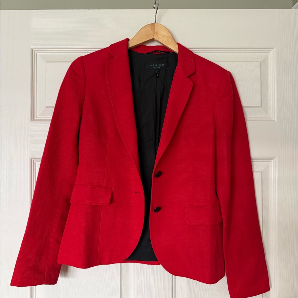 Rag & Bone Vibrant Red Jacket